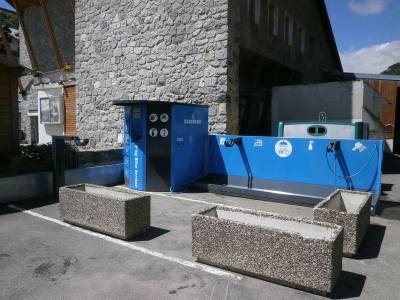 Installation d'une station multiservices pour les cyclistes